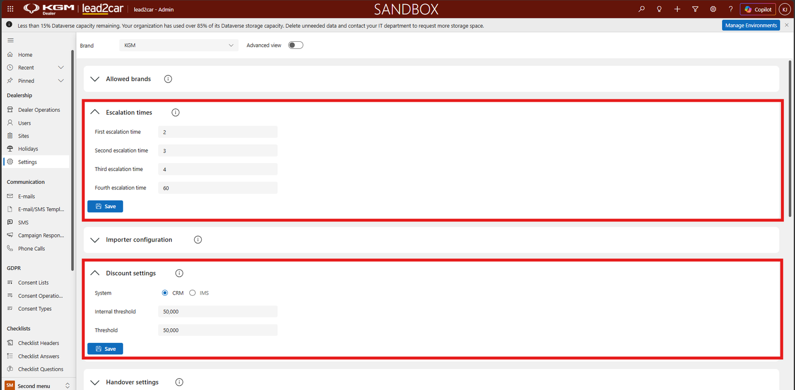Viewing System Configuration